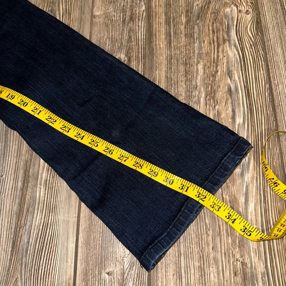 White House Black Market Dark Wash Skinny Flare Jean - Picture 14 of 16